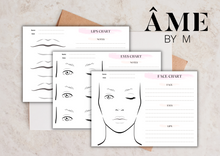 Load image into Gallery viewer, Makeup Artist Templates Set - Instant Download
