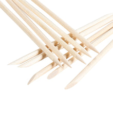 Load image into Gallery viewer, 100 Pieces Wooden Cuticle Sticks