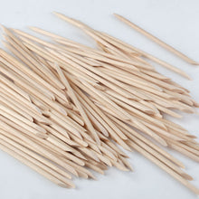 Load image into Gallery viewer, 100 Pieces Wooden Cuticle Sticks