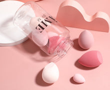 Load image into Gallery viewer, 8 Piece Latex-Free Teardrop Makeup Sponge Set with Jar