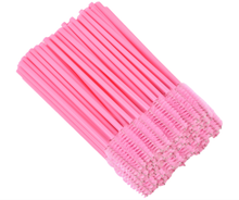 Load image into Gallery viewer, 100 Pieces Pink Mascara Wands