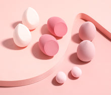 Load image into Gallery viewer, 8 Piece Latex-Free Teardrop Makeup Sponge Set with Jar

