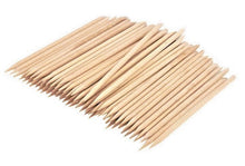 Load image into Gallery viewer, 100 Pieces Wooden Cuticle Sticks
